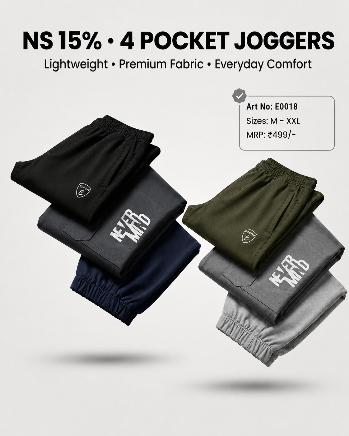 NS 15% 4 Pocket Joggers (Art E0018)