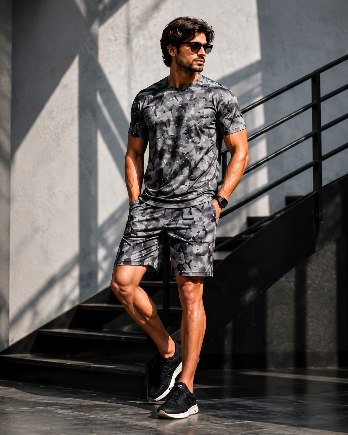 Premium 4-Way Lycra Co-ord Set (C001)
